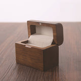 Walnut Wood Proposal Ring Box 胡桃木求婚戒指盒 KCW2120a