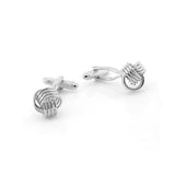 Silver Knot Elegant Men Cufflinks 銀結男士袖扣