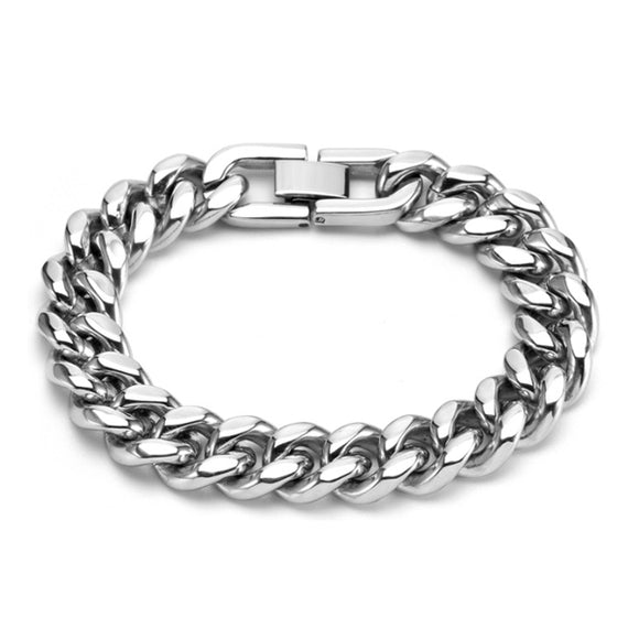 Stainless Steel Hip Hop Bracelet 不銹鋼嘻哈手鍊 (KJBR16038)