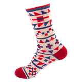 Set of 5 Pairs Geometric Pattern Cozy Socks (One Size) 5對一套幾何圖案舒適襪子 (均碼)
