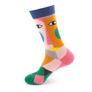 Abstract Pattern Cozy Socks (One Size) 抽象圖案舒適襪子 (均碼)