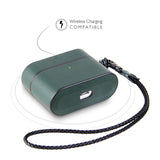 Green Genuine Leather AirPods Pro Case 綠色真皮AirPods Pro 保護套
