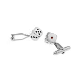 Silver Dice Cufflinks * Free Gift ** 銀色骰子袖口 ** 附送贈品 **