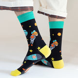 Astronaut Pattern Cozy Socks (One Size) 宇航員圖案舒適襪（均碼）HS202016