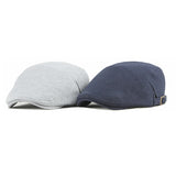 Light Grey British Simple Beret 浅灰色英倫簡約貝雷帽 KCHT2194