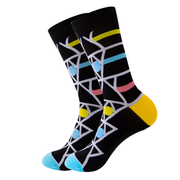 Striped Dots Cozy Socks (EU38-EU45) 條紋圓點舒適襪子 (歐碼38-歐碼45)