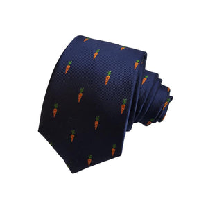 Carrot Pattern Ties 胡蘿蔔圖案領帶 KCBT2301