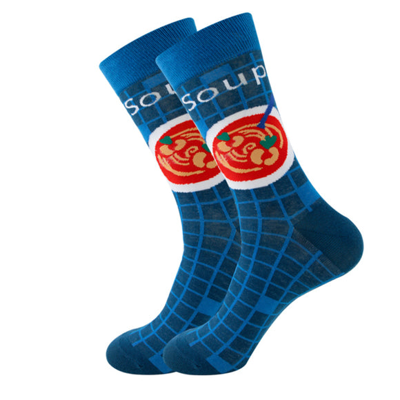 Soup Pattern Cozy Socks (EU38-EU45) 餐湯圖案舒適襪子 (歐碼38-歐碼45)