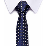 Blue Tie, Pocket Square, Cufflinks, Tie Clip 4 Pieces Gift Set 藍色領帶口袋巾袖扣領帶夾4件套裝 KCBT2308