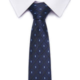 Blue Tie, Pocket Square, Cufflinks, Tie Clip 4 Pieces Gift Set 藍色領帶口袋巾袖扣領帶夾4件套裝 KCBT2311
