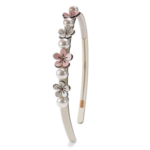 French Flower Pearl Headband 法式小花珍珠頭箍 HA20321