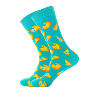 Pizza Pattern Cozy Socks (EU34-EU39) 披薩圖案舒適襪子 (歐碼34-歐碼39)