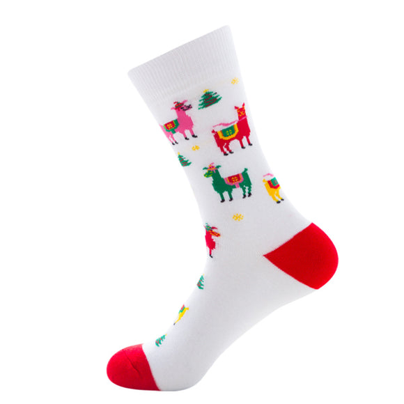 Deer Pattern Cozy Socks (EU39-EU46) 鹿圖案舒適襪子(歐碼39-歐碼46)