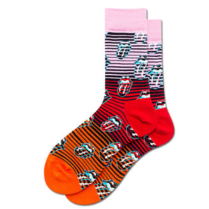 Big Tongue Pattern Cozy Socks (EU39-EU46) 大舌頭圖案舒適襪子 (歐碼39-歐碼46)