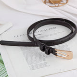 Black Women Genuine Leather Belt 黑色女士真皮皮带 KCBELT1037