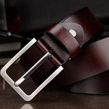 Fashion Brown Genuine Leather Belt 時尚棕色牛皮皮帶 KCBELT1039