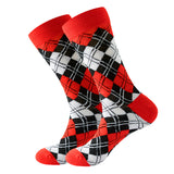 Set of 5 Pairs Pattern Cozy Socks (EU38-EU45) 5對一套舒適襪子 (歐碼38-歐碼45) HS202394-HS202398
