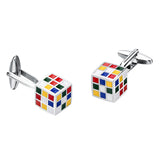 Colorful Magic Cube Cufflinks 多彩魔術方塊袖扣