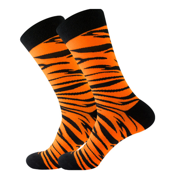 Tiger Pattern Cozy Socks (One Size) 老虎紋舒適襪子 (均碼) HS202034