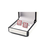 Double Happiness Silver Wedding Men Cufflinks ** Free Gift ** 雙喜字銀色袖扣 ** 附送贈品 **