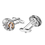 Silver Mechanical Watch Cufflinks 銀色機械機芯手錶袖扣