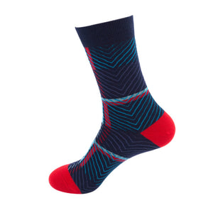 Linear Pattern Cozy Socks (One Size) 線狀圖案 舒適襪子 (均碼)