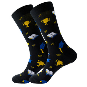 Reading Pattern Cozy Socks (One Size) 讀書圖案舒適襪子 (均碼) HS202044