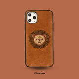 Embroidered Lion iPhone 13 Case 刺繡獅子 iPhone 13 保護套 (MCL2105)