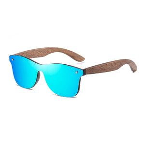 Walnut Wood UV Sunglasses 胡桃木防紫外線太陽眼鏡 (KCSG2103a)