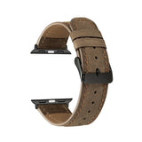 Brown Genuine Leather Apple Watch Band 棕色真皮Apple 錶帶