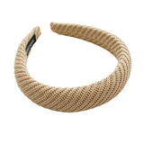 Knitted Yarn Light Coffee Headband 針織毛線淺咖頭箍 HA20401