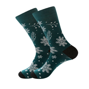 Snowflake Pattern Cozy Socks (EU38-EU45) 雪花圖案舒適襪子 (歐碼38-歐碼45) HS202405