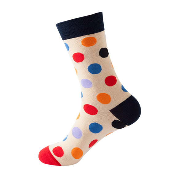 Polka Dot Pattern Cozy Socks (One Size) 圓點圖案舒適襪子 (均码) HS202419