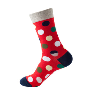Polka Dot Pattern Cozy Socks (One Size) 圓點圖案舒適襪子 (均码) HS202421