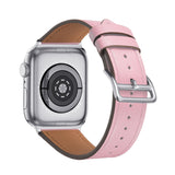 Pink Genuine Leather Apple Watch Band 38MM, 42MM 粉色真皮Apple 38MM, 42MM 錶帶