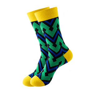Geometric Pattern Cozy Socks (One Size) 幾何圖案舒適襪子 (均碼) HS202047