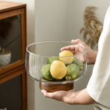 Wooden Glass Fruit Storage Container 木製玻璃水果碗 KCW2184a