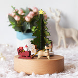 Christmas Tree Elk Rotating Music Box 聖誕樹麋鹿旋轉音樂盒