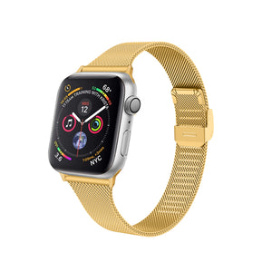 Gold Stainless Steel Apple Watch Band 金色不銹鋼 Apple 錶帶