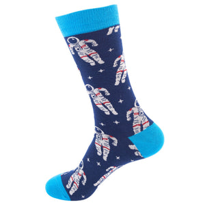 Astronaut Pattern Cozy Socks (One Size) 太空人圖案舒適襪子 (均碼)