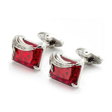 Red Crystal Wings Cufflinks 紅水晶天使之翼袖扣