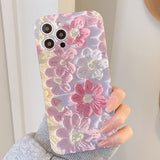 Flower Pattern iPhone 13, 12 Case 花卉圖案 iPhone 13, 12 手機殼 (MCL2467)