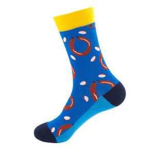 Sausage Pattern Cozy Socks (One Size) 香腸圖案舒適襪子 (均碼)