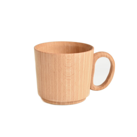 Natural Beech Wood Cup and Coffee Plate 天然櫸木咖啡杯和咖啡碟