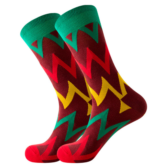 Mexican Ripple Cozy Socks (One Size) 墨西哥波紋圖案舒適襪子 (均碼) HS202032