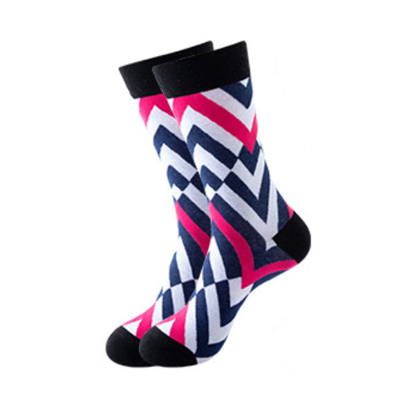 Geometric Pattern Cozy Socks (One Size) 幾何圖案舒適襪子 (均碼) HS202050
