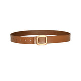 Caramel Women Genuine Leather Belt 焦糖色女士真皮皮带 KCBELT1050