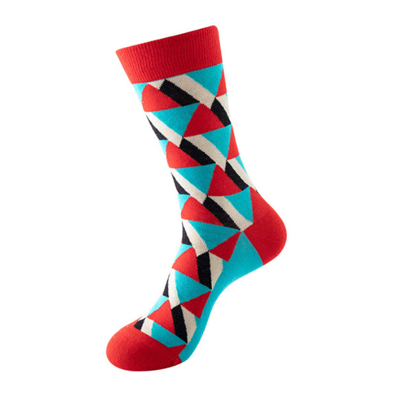 Geometric Pattern Cozy Socks (One Size) 幾何圖案舒適襪子 (均碼) HS202053