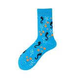 Seahorses Pattern Cozy Socks (One Size) 海馬圖案舒適襪子 (均碼) HS202058