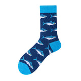 Shark Pattern Cozy Socks (One Size) 鯊魚圖案舒適襪子 (均碼) HS202059